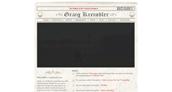 Desktop Screenshot of graigkreindler.com